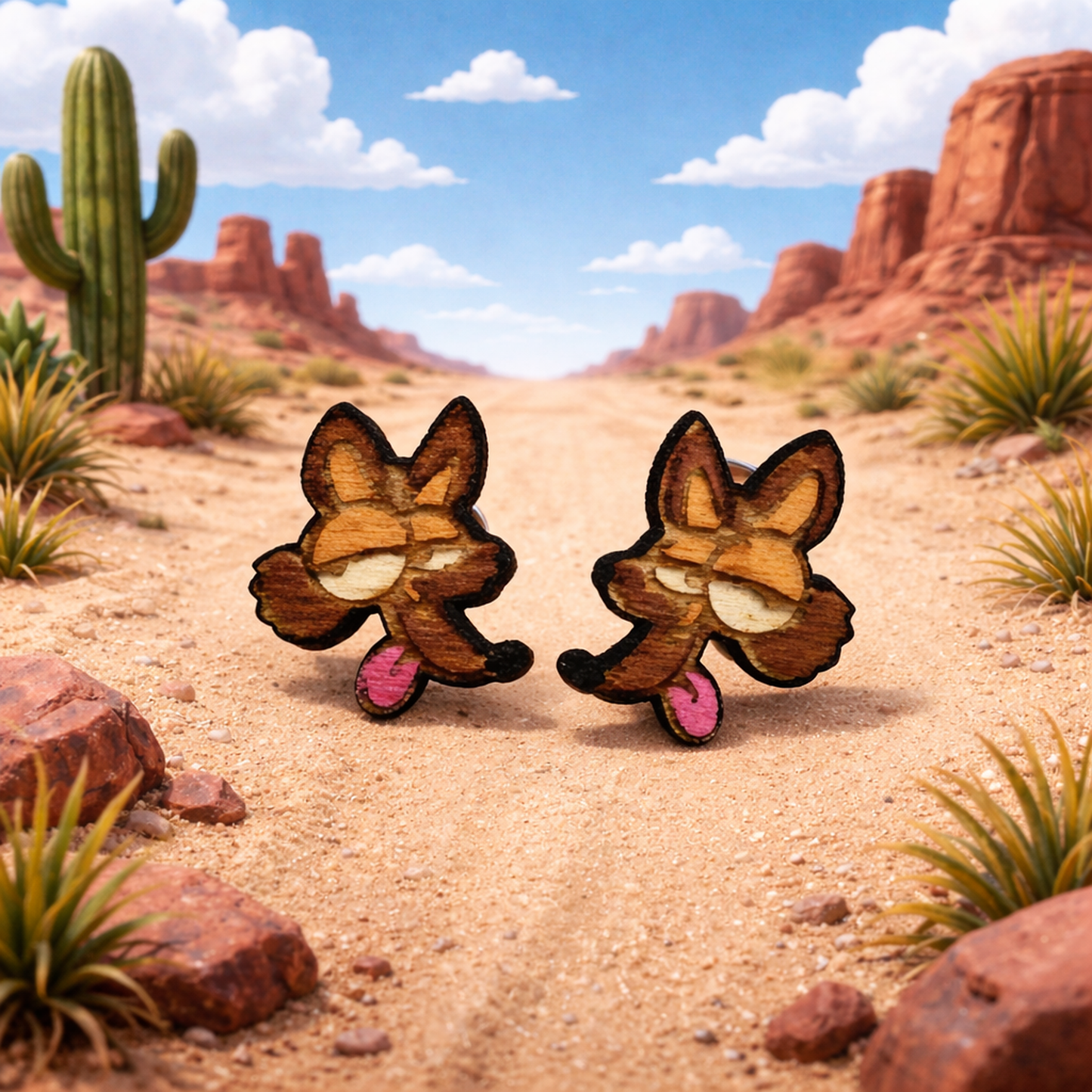 Coyote Stud - 18 x 13 mm