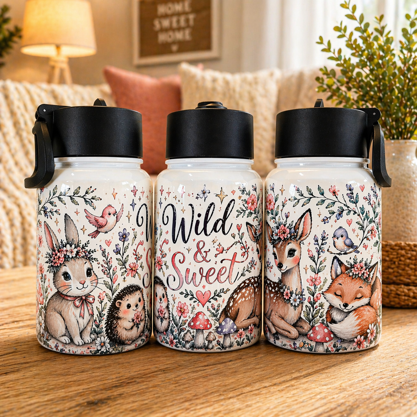 Wild & Sweet Woodland Sublimation Tumbler – 17 oz