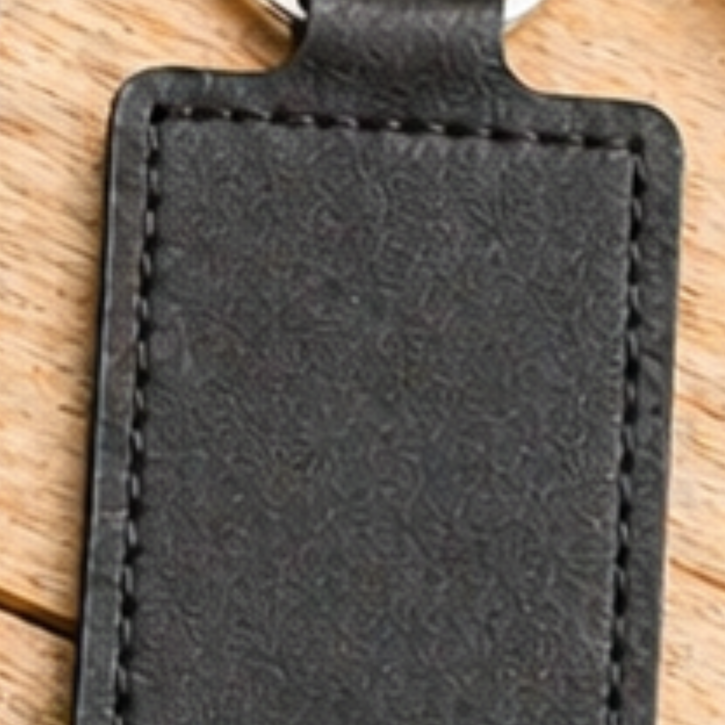 The Answer is Nope PU Leather Keychain