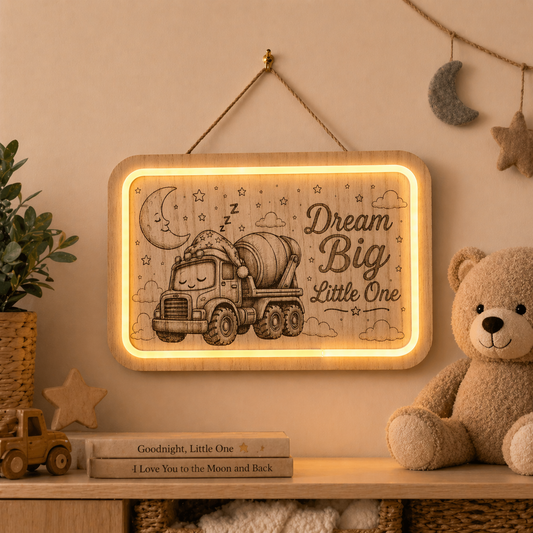 Dream Big Little One Construction - 11" x 7.5"