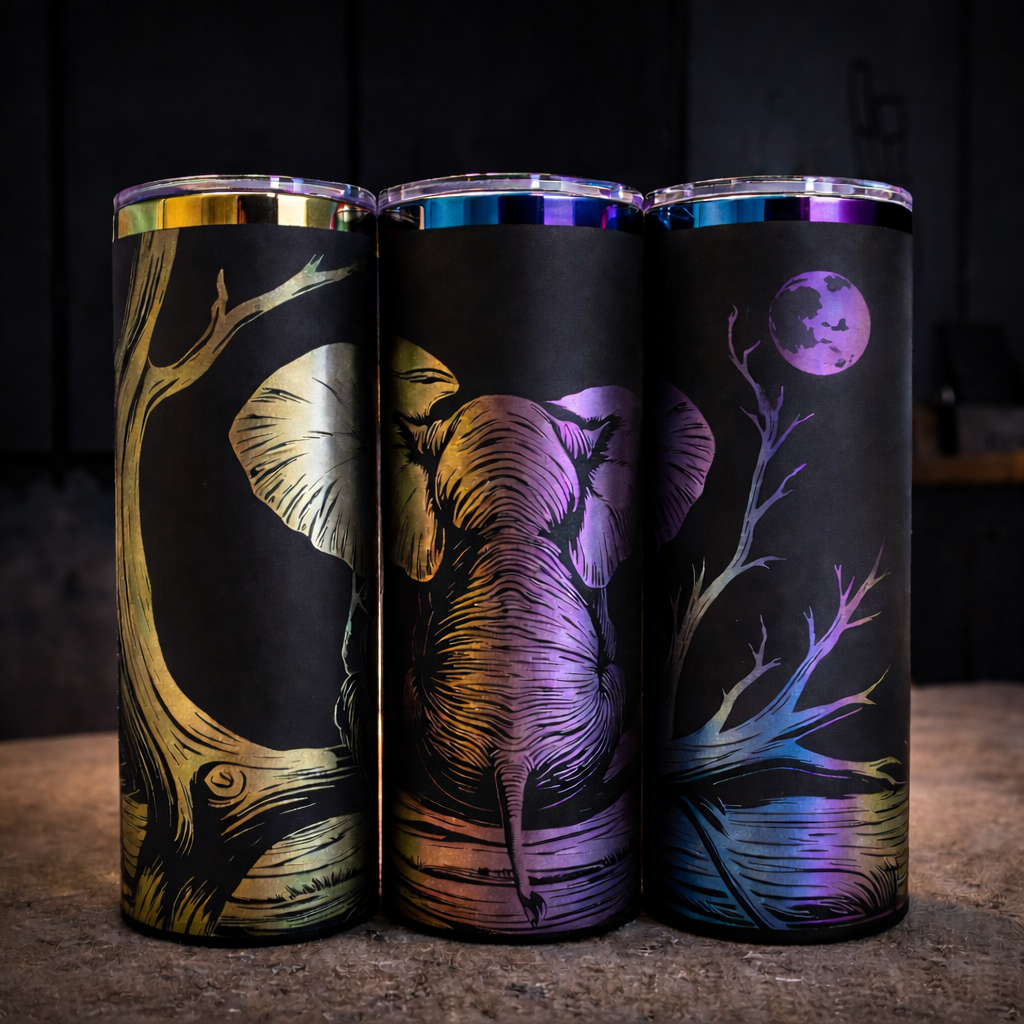 Wishful Elephant - 20 oz Rainbow Tumbler