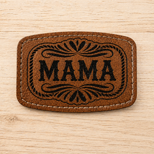 Western “MAMA” Hat Patch