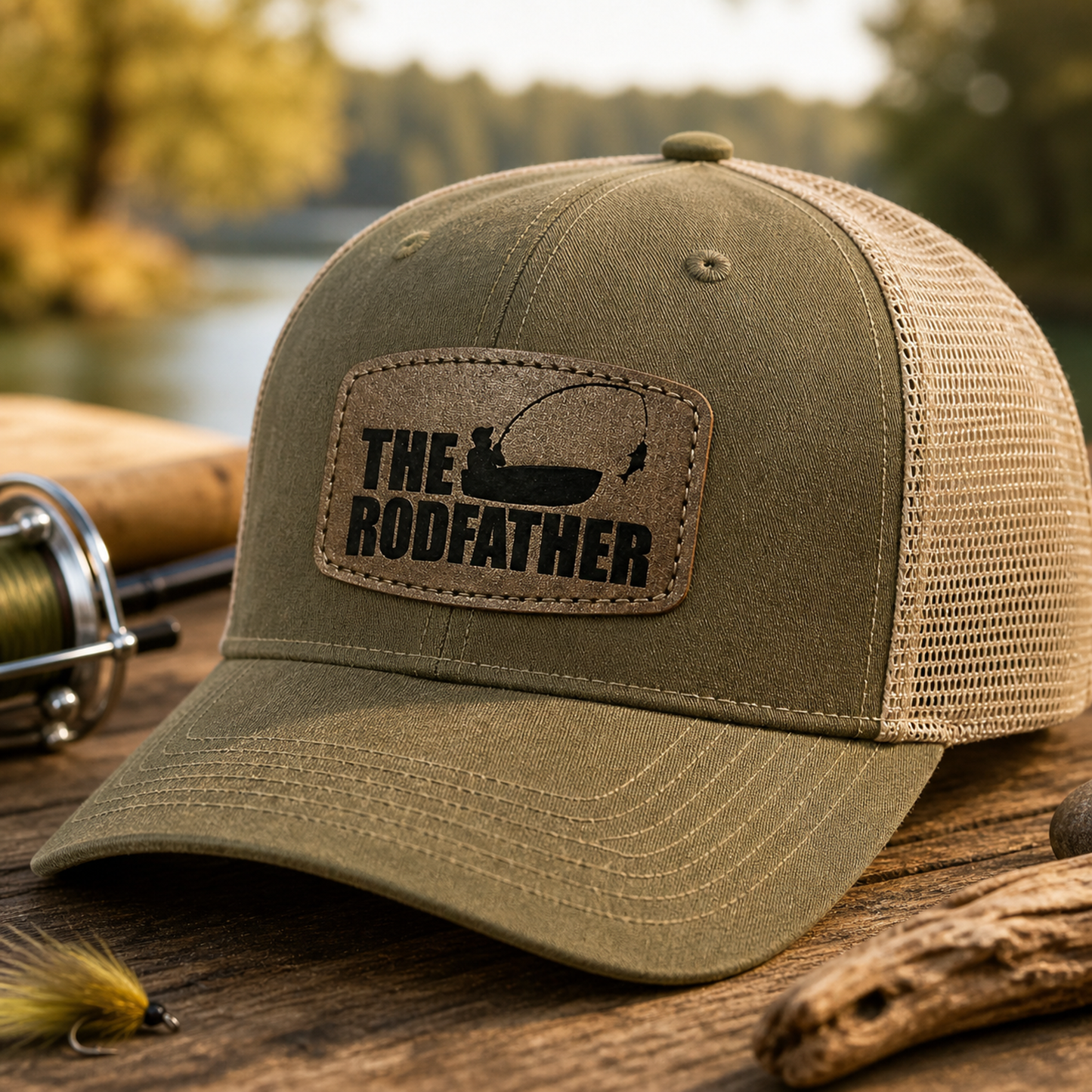 The Rodfather Hat Patch