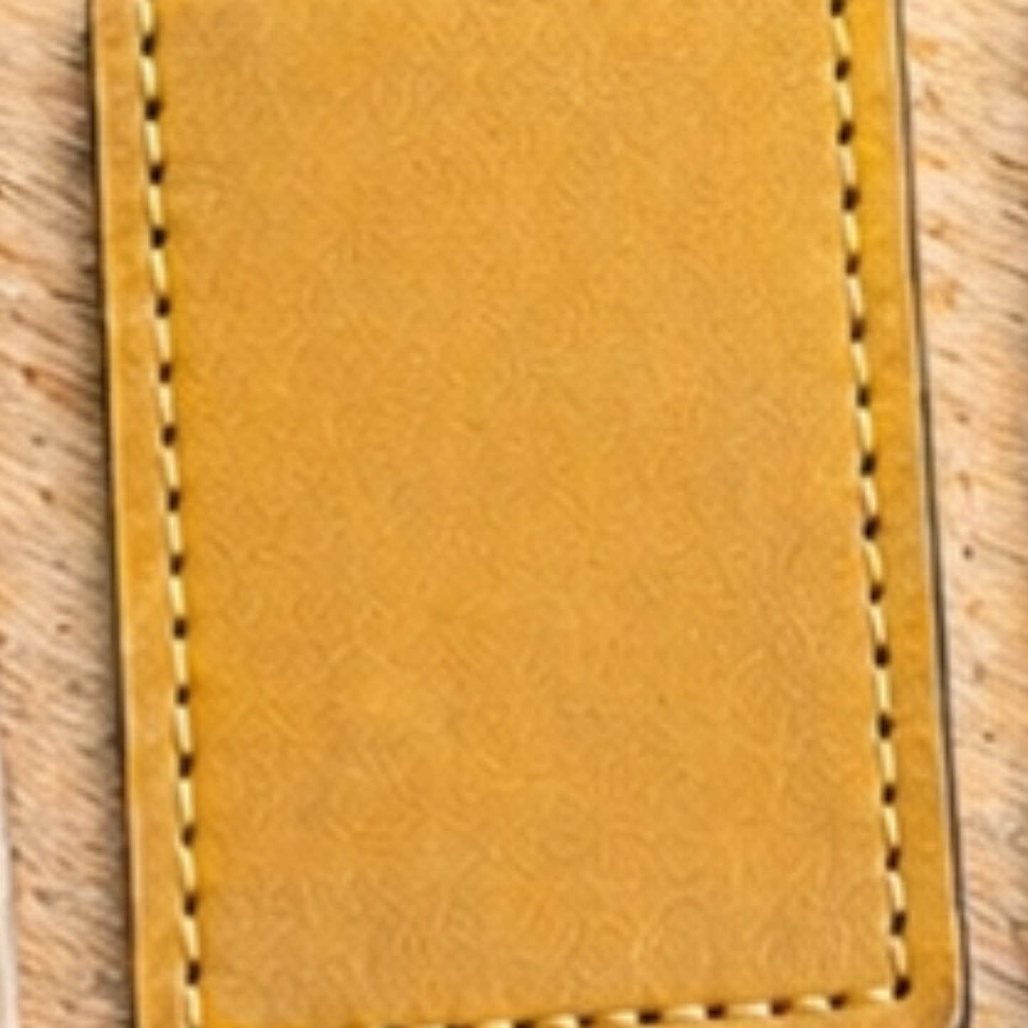 The Answer is Nope PU Leather Keychain