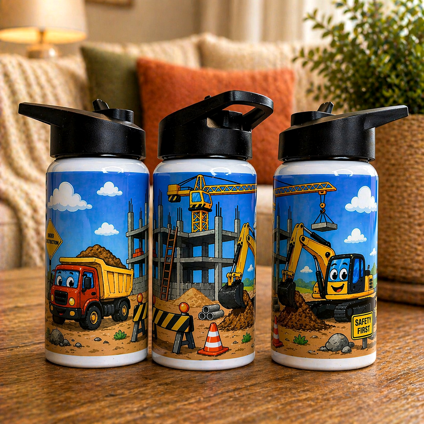 Construction Sublimation Tumbler - 16 oz
