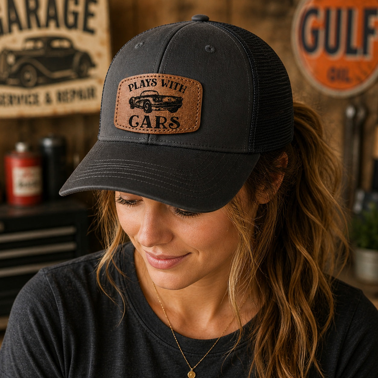 Plays With Cars Hat Patch