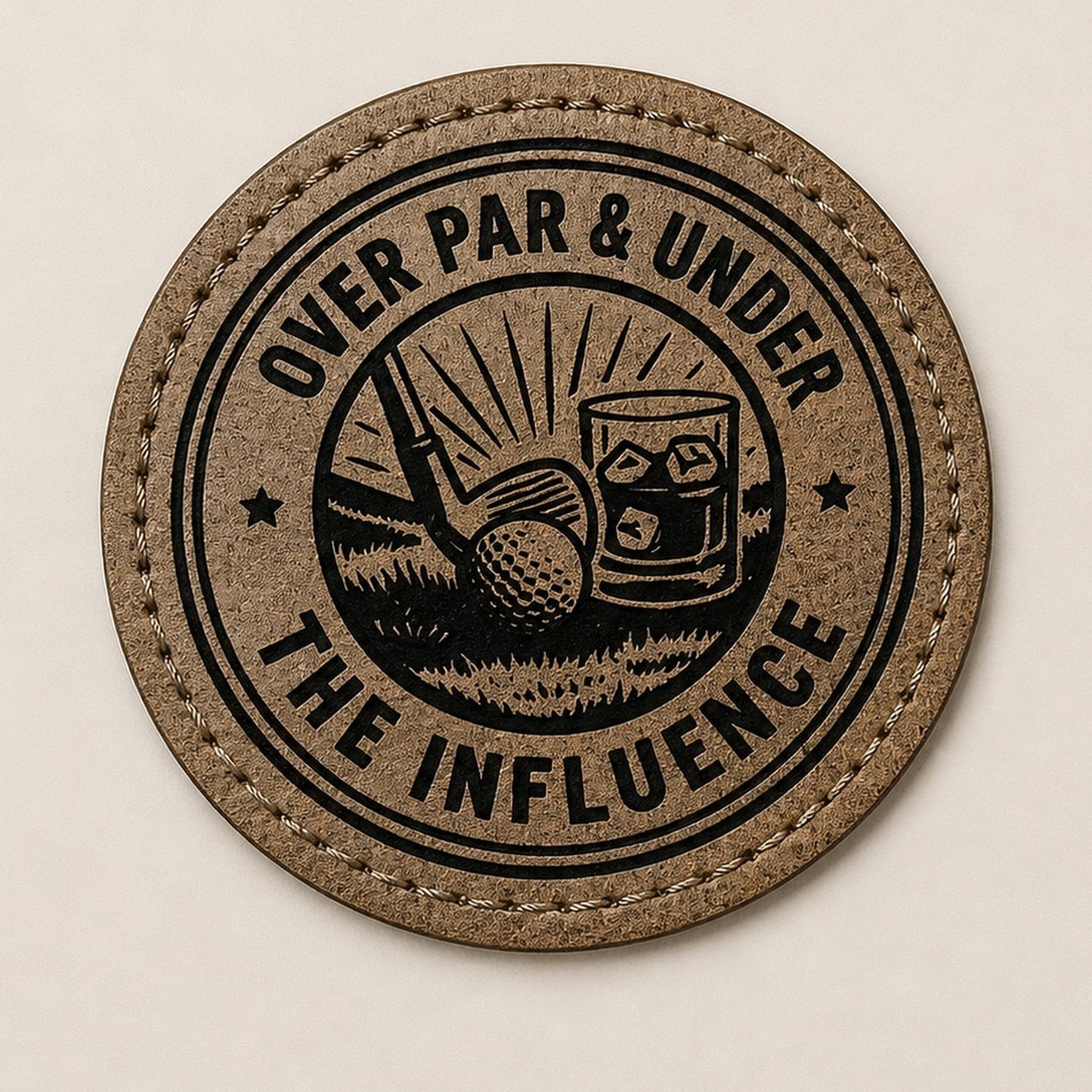 Over Par & Under the Influence Hat Patch