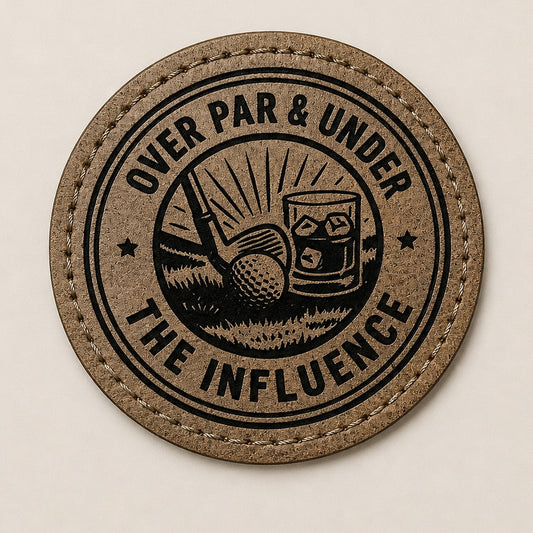 Over Par & Under the Influence Hat Patch