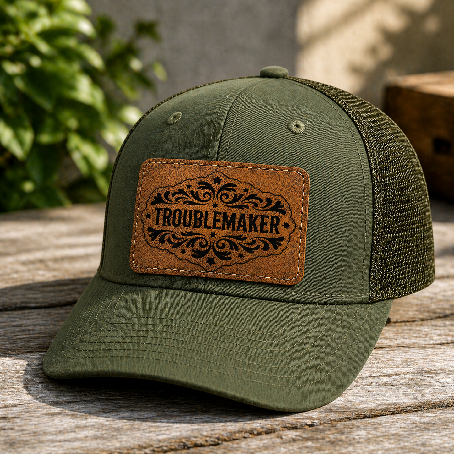 “Troublemaker” Hat Patch