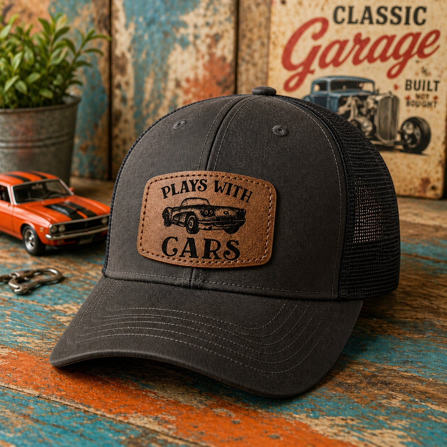 Plays With Cars Hat Patch