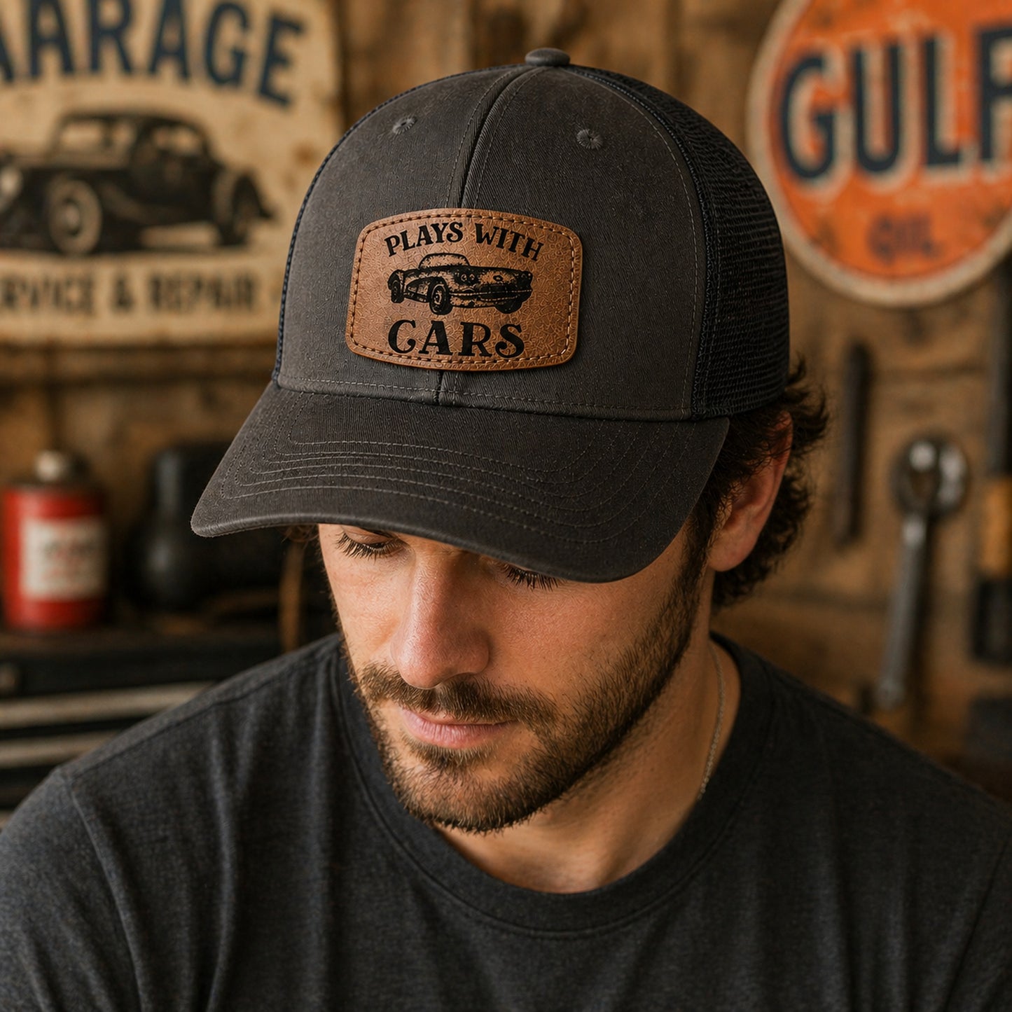 Plays With Cars Hat Patch
