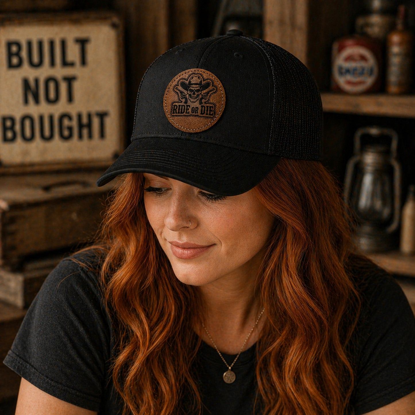 Ride or Die Shooter Hat Patch
