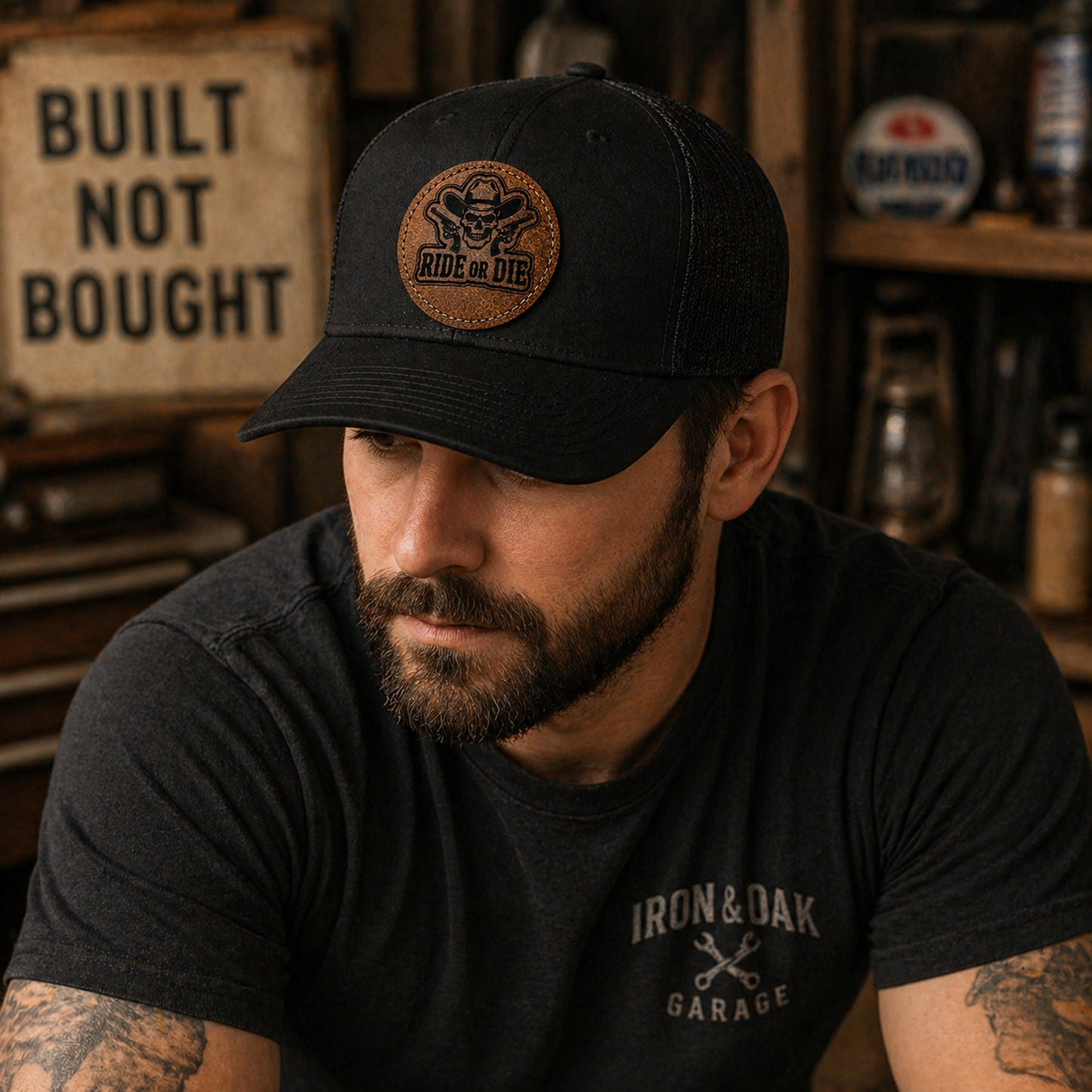 Ride or Die Shooter Hat Patch