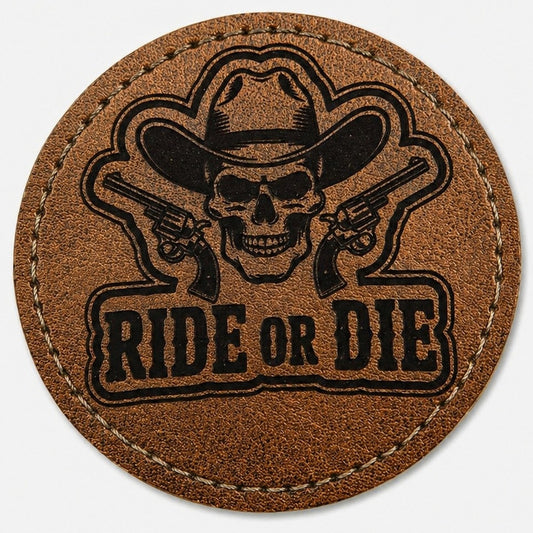 Ride or Die Shooter Hat Patch