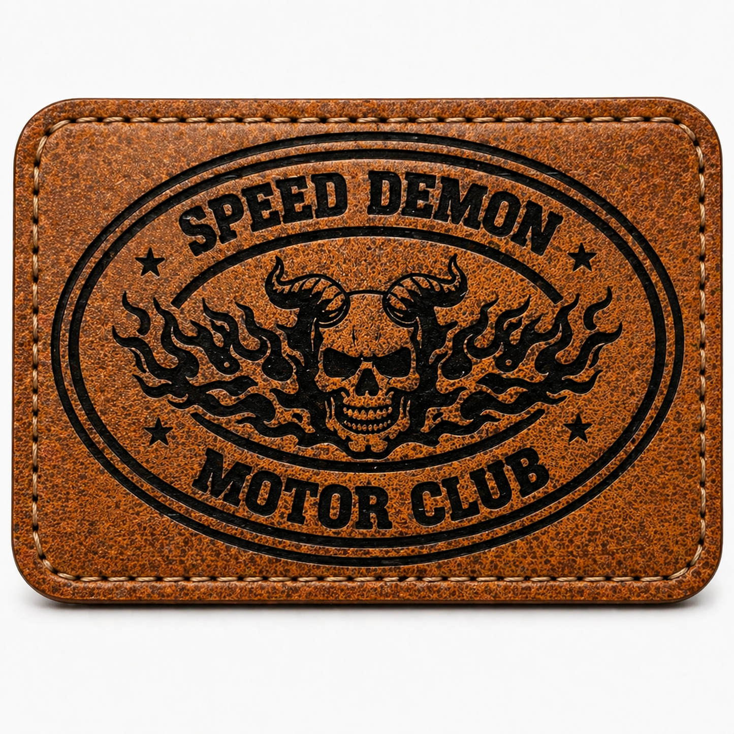“Speed Demon Motor Club” Hat Patch