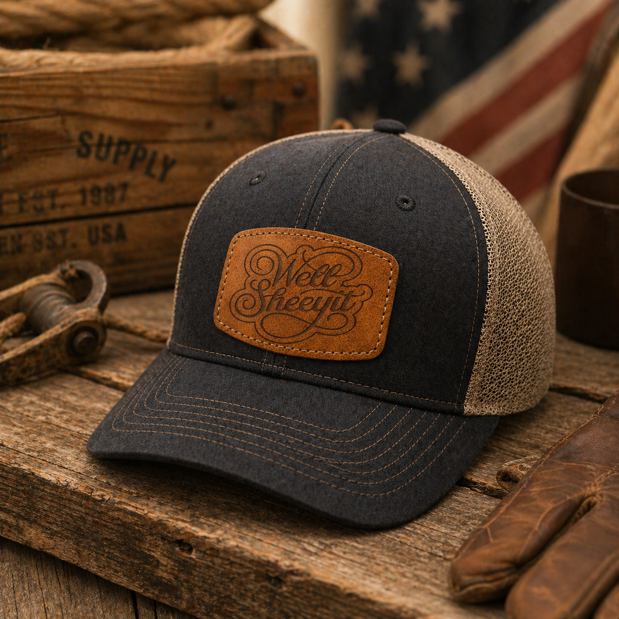 “Well Sheeyit" Hat Patch