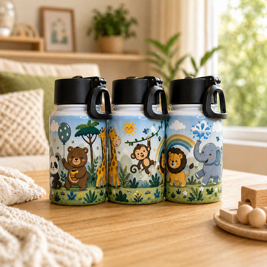 Whimsical Safari Sublimation Tumbler - 17 Oz